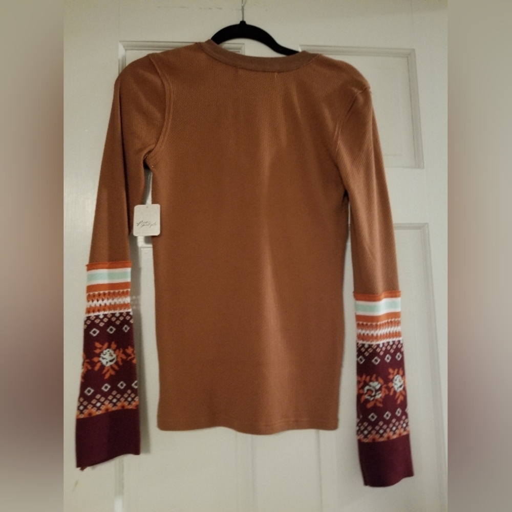 We the Free Mikah Layering Cuff Knit Top - Picture 4 of 5